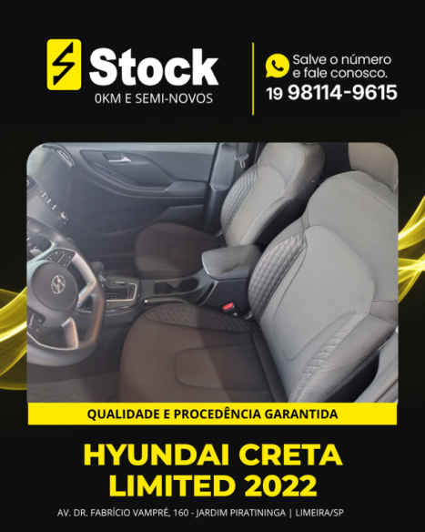 HYUNDAI Creta 1.0 12V 4P FLEX TGDI TURBO LIMITED AUTOM�TICO, Foto 7