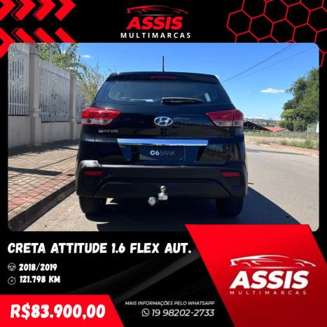 HYUNDAI Creta 1.6 16V 4P FLEX ATTITUDE AUTOMÁTICO, Foto 6 HYUNDAI Creta 1.6 16V 4P FLEX ATTITUDE AUTOMÁTICO, Foto 6