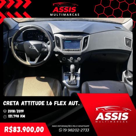 HYUNDAI Creta 1.6 16V 4P FLEX ATTITUDE AUTOMÁTICO, Foto 9 HYUNDAI Creta 1.6 16V 4P FLEX ATTITUDE AUTOMÁTICO, Foto 9