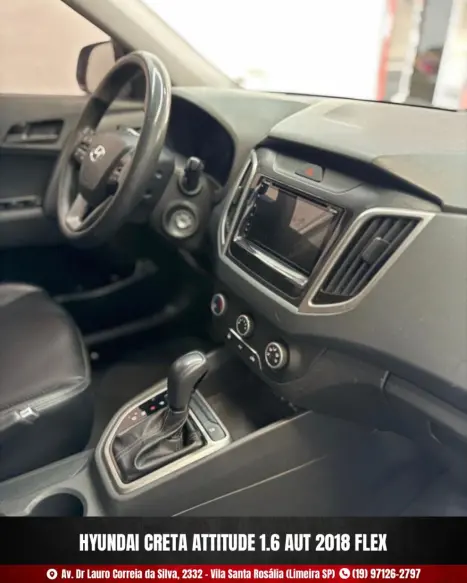 HYUNDAI Creta 1.6 16V 4P FLEX ATTITUDE AUTOMÁTICO, Foto 6 HYUNDAI Creta 1.6 16V 4P FLEX ATTITUDE AUTOMÁTICO, Foto 6