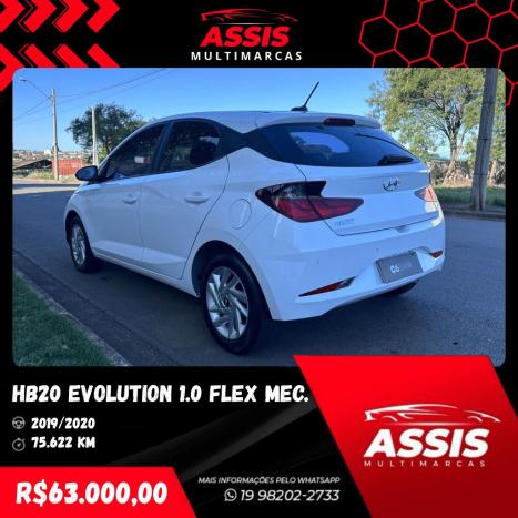 HYUNDAI HB 20 Hatch 1.0 12V 4P FLEX EVOLUTION, Foto 5 HYUNDAI HB 20 Hatch 1.0 12V 4P FLEX EVOLUTION, Foto 5