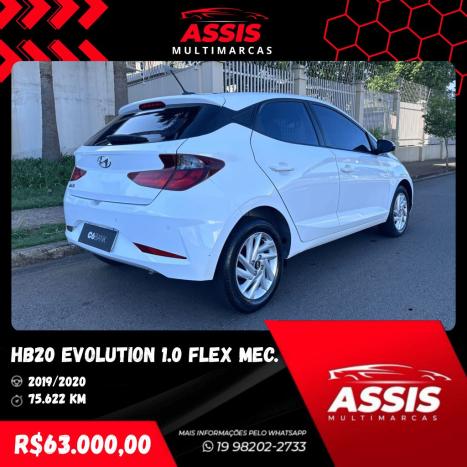 HYUNDAI HB 20 Hatch 1.0 12V 4P FLEX EVOLUTION, Foto 7 HYUNDAI HB 20 Hatch 1.0 12V 4P FLEX EVOLUTION, Foto 7