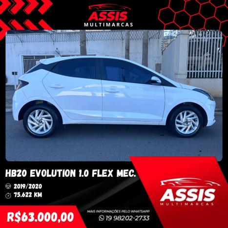 HYUNDAI HB 20 Hatch 1.0 12V 4P FLEX EVOLUTION, Foto 8 HYUNDAI HB 20 Hatch 1.0 12V 4P FLEX EVOLUTION, Foto 8