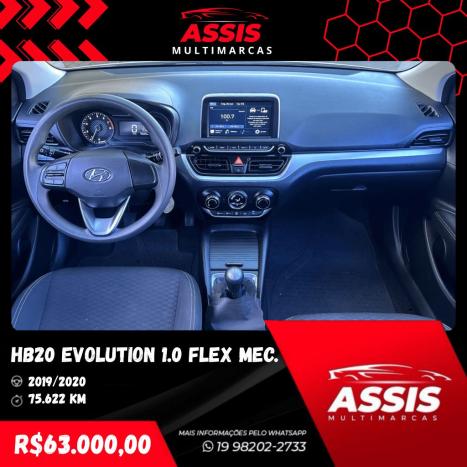 HYUNDAI HB 20 Hatch 1.0 12V 4P FLEX EVOLUTION, Foto 9 HYUNDAI HB 20 Hatch 1.0 12V 4P FLEX EVOLUTION, Foto 9