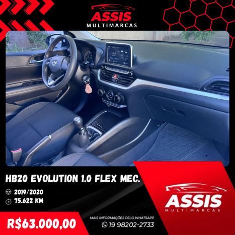 HYUNDAI HB 20 Hatch 1.0 12V 4P FLEX EVOLUTION, Foto 10 HYUNDAI HB 20 Hatch 1.0 12V 4P FLEX EVOLUTION, Foto 10