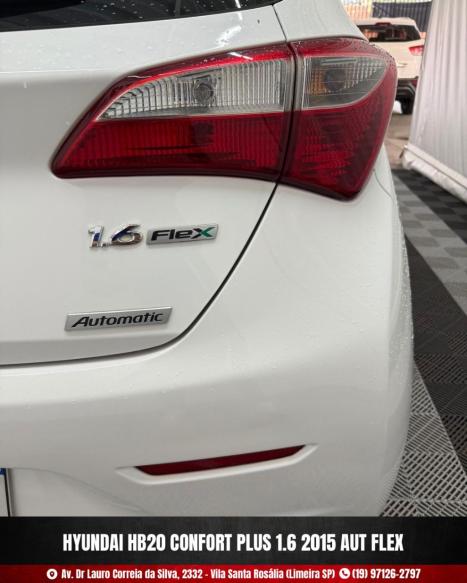 HYUNDAI HB 20 Hatch 1.6 16V 4P FLEX COMFORT PLUS AUTOMÁTICO, Foto 6 HYUNDAI HB 20 Hatch 1.6 16V 4P FLEX COMFORT PLUS AUTOMÁTICO, Foto 6