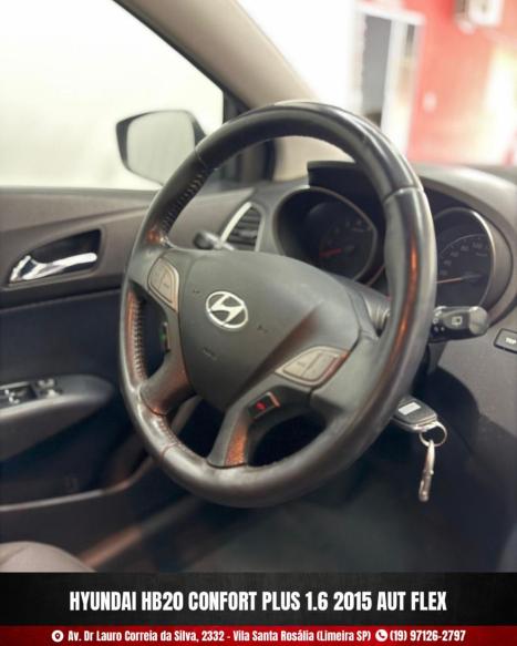 HYUNDAI HB 20 Hatch 1.6 16V 4P FLEX COMFORT PLUS AUTOMÁTICO, Foto 8 HYUNDAI HB 20 Hatch 1.6 16V 4P FLEX COMFORT PLUS AUTOMÁTICO, Foto 8