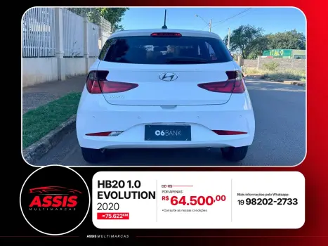 HYUNDAI HB 20 Hatch 1.0 12V 4P FLEX EVOLUTION, Foto 6