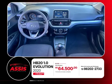 HYUNDAI HB 20 Hatch 1.0 12V 4P FLEX EVOLUTION, Foto 9