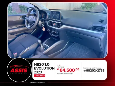 HYUNDAI HB 20 Hatch 1.0 12V 4P FLEX EVOLUTION, Foto 10