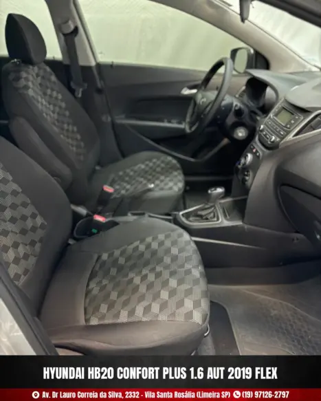 HYUNDAI HB 20 Hatch 1.6 16V 4P FLEX COMFORT PLUS AUTOM�TICO, Foto 9