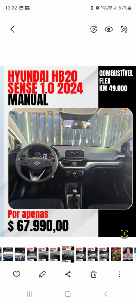 HYUNDAI HB 20 Hatch 1.0 12V 4P FLEX SENSE, Foto 4