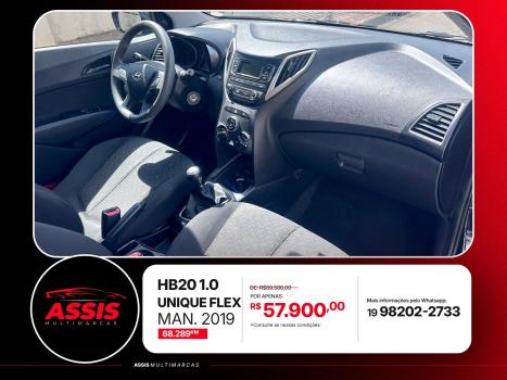 HYUNDAI HB 20 Hatch 1.0 12V 4P FLEX UNIQUE, Foto 10