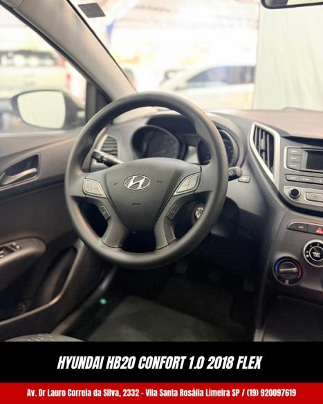 HYUNDAI HB 20 Hatch 1.0 12V 4P FLEX COMFORT 5 ANOS, Foto 6