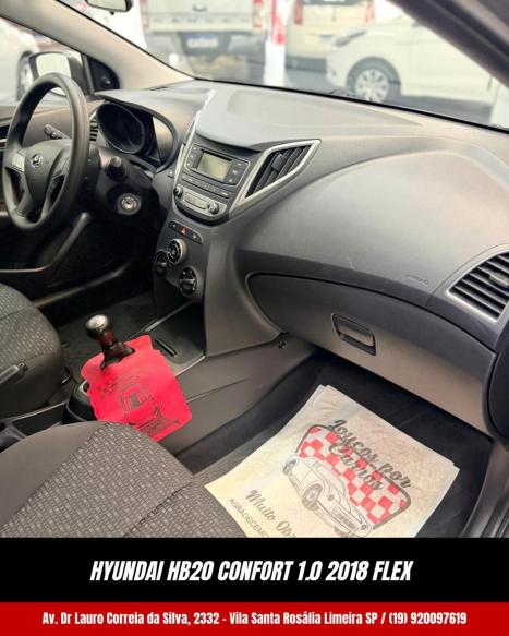 HYUNDAI HB 20 Hatch 1.0 12V 4P FLEX COMFORT 5 ANOS, Foto 7