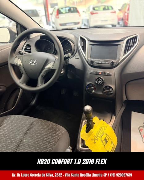 HYUNDAI HB 20 Hatch 1.0 12V 4P FLEX COMFORT 5 ANOS, Foto 7