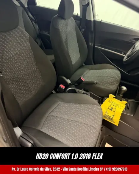 HYUNDAI HB 20 Hatch 1.0 12V 4P FLEX COMFORT 5 ANOS, Foto 9