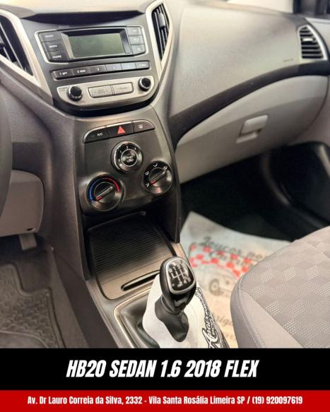 HYUNDAI HB 20 Sedan 1.6 16V 4P FLEX COMFORT PLUS, Foto 5