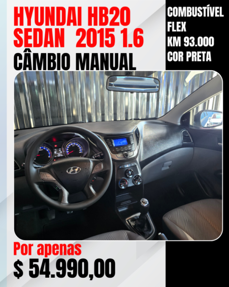 HYUNDAI HB 20 Sedan 1.6 16V 4P FLEX COMFORT PLUS, Foto 3