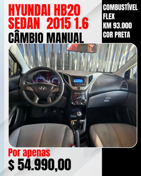 HYUNDAI HB 20 Sedan 1.6 16V 4P FLEX COMFORT PLUS, Foto 8