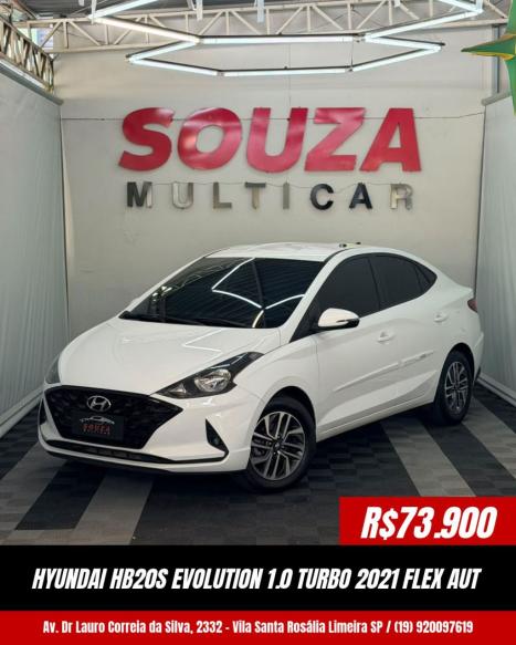 HYUNDAI HB 20 Sedan 1.0 12V 4P FLEX TGDI EVOLUTION TURBO AUTOMÁTICO, Foto 1