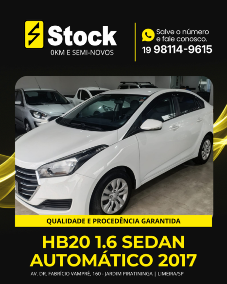 HYUNDAI HB 20 Sedan 1.6 16V 4P FLEX COMFORT AUTOMÁTICO, Foto 3