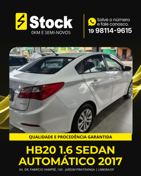 HYUNDAI HB 20 Sedan 1.6 16V 4P FLEX COMFORT AUTOMÁTICO, Foto 4
