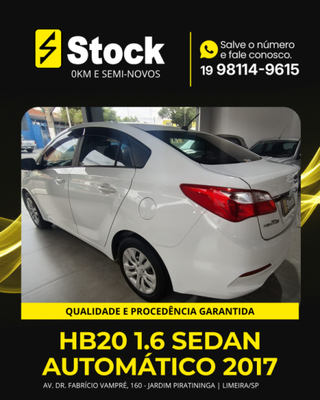 HYUNDAI HB 20 Sedan 1.6 16V 4P FLEX COMFORT AUTOMÁTICO, Foto 5