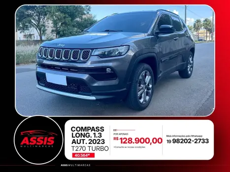 JEEP Compass 1.3 16V 4P FLEX T270 TURBO AUTOMÁTICO, Foto 3
