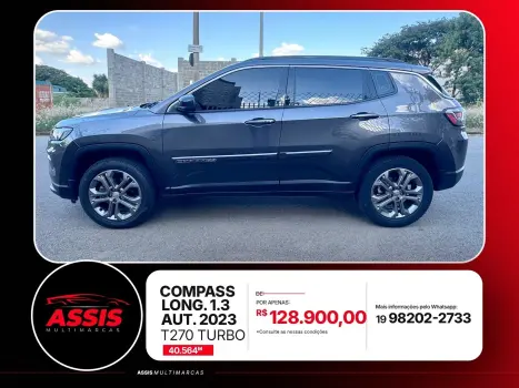 JEEP Compass 1.3 16V 4P FLEX T270 TURBO AUTOMÁTICO, Foto 4