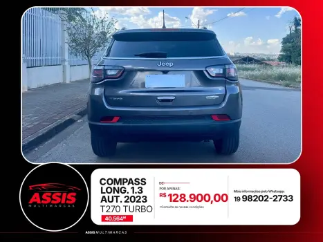 JEEP Compass 1.3 16V 4P FLEX T270 TURBO AUTOMÁTICO, Foto 6