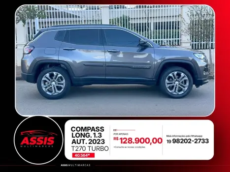 JEEP Compass 1.3 16V 4P FLEX T270 TURBO AUTOMÁTICO, Foto 8