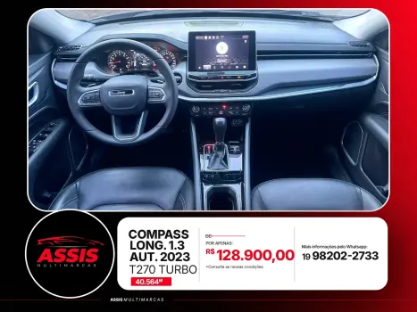 JEEP Compass 1.3 16V 4P FLEX T270 TURBO AUTOMÁTICO, Foto 9