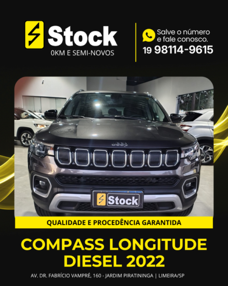 JEEP Compass 2.0 16V 4P 350 LONGITUDE 4X4 TURBO DIESEL AUTOM�TICO, Foto 1