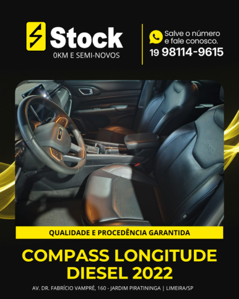JEEP Compass 2.0 16V 4P 350 LONGITUDE 4X4 TURBO DIESEL AUTOM�TICO, Foto 6