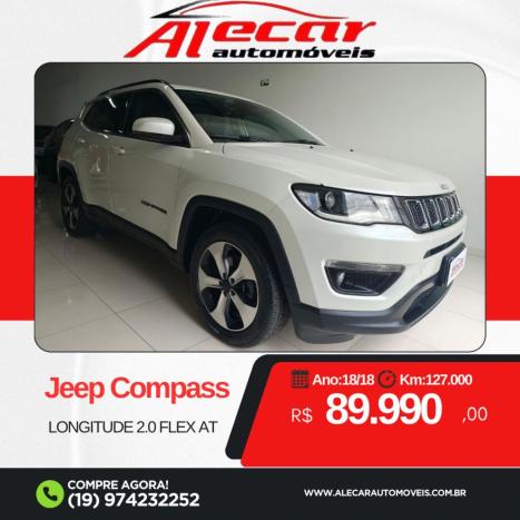 JEEP Compass 2.0 16V 4P LONGITUDE FLEX AUTOMÁTICO, Foto 1 JEEP Compass 2.0 16V 4P LONGITUDE FLEX AUTOMÁTICO, Foto 1