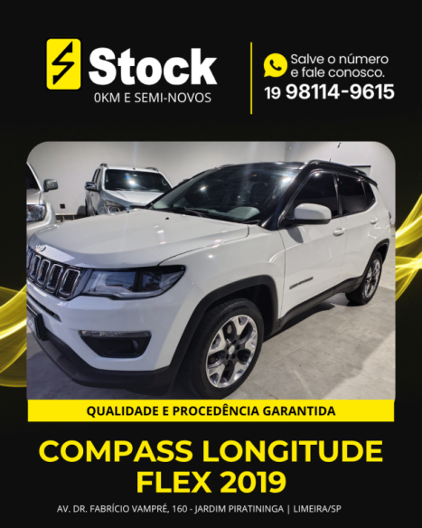 JEEP Compass 2.0 16V 4P LONGITUDE FLEX AUTOM�TICO, Foto 2