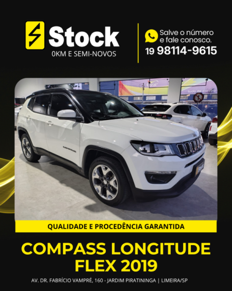 JEEP Compass 2.0 16V 4P LONGITUDE FLEX AUTOM�TICO, Foto 3
