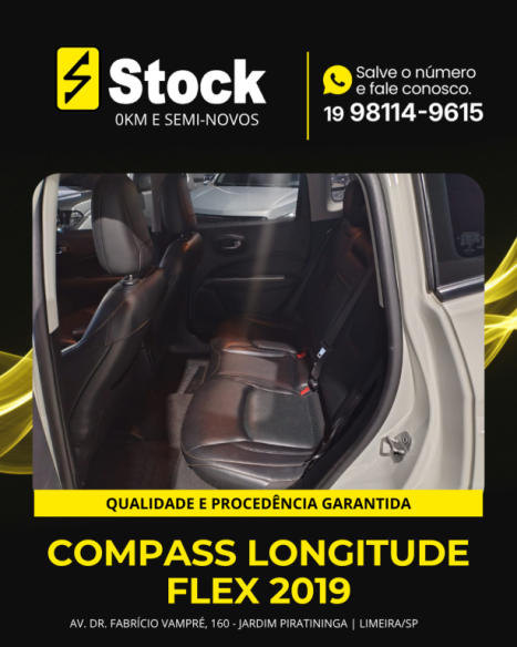 JEEP Compass 2.0 16V 4P LONGITUDE FLEX AUTOM�TICO, Foto 7