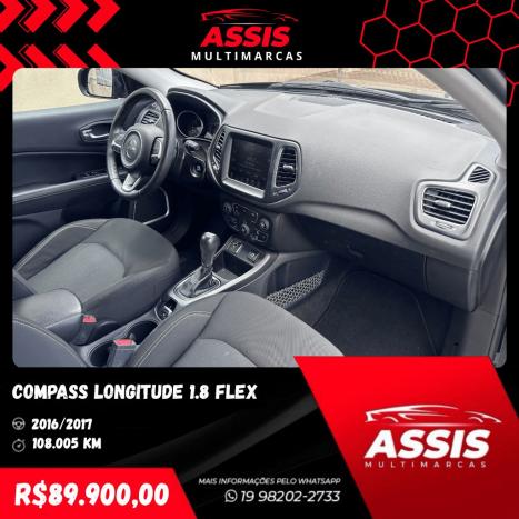 JEEP Compass 2.0 16V 4P LONGITUDE FLEX AUTOMTICO, Foto 10