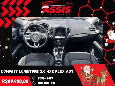 JEEP Compass 2.0 16V 4P LONGITUDE FLEX AUTOMTICO, Foto 9