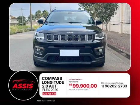 JEEP Compass 2.0 16V 4P LONGITUDE FLEX AUTOM�TICO, Foto 2
