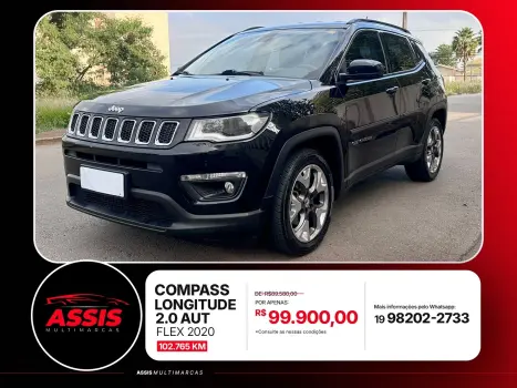 JEEP Compass 2.0 16V 4P LONGITUDE FLEX AUTOM�TICO, Foto 3