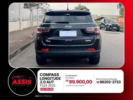 JEEP Compass 2.0 16V 4P LONGITUDE FLEX AUTOM�TICO, Foto 6