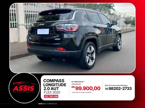 JEEP Compass 2.0 16V 4P LONGITUDE FLEX AUTOM�TICO, Foto 7