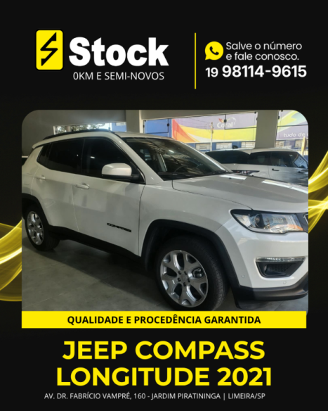 JEEP Compass 2.0 16V 4P LONGITUDE FLEX AUTOM�TICO, Foto 2