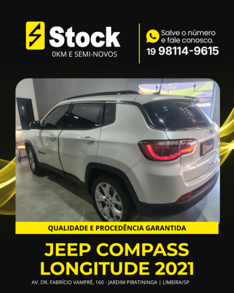 JEEP Compass 2.0 16V 4P LONGITUDE FLEX AUTOM�TICO, Foto 4