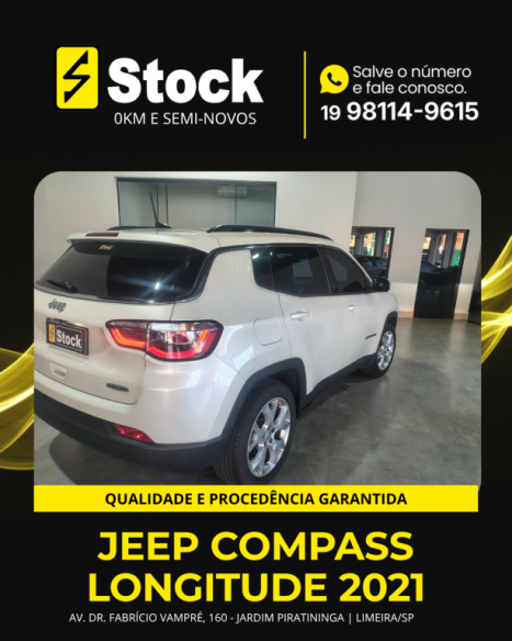 JEEP Compass 2.0 16V 4P LONGITUDE FLEX AUTOM�TICO, Foto 5