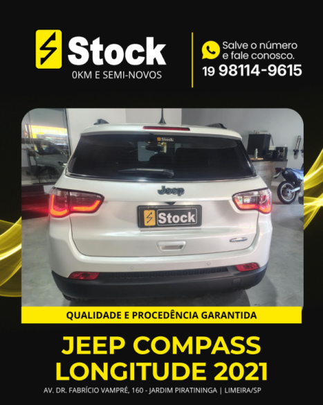 JEEP Compass 2.0 16V 4P LONGITUDE FLEX AUTOM�TICO, Foto 6
