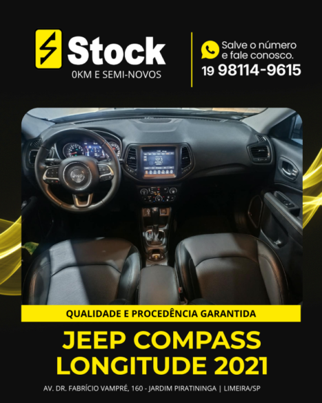 JEEP Compass 2.0 16V 4P LONGITUDE FLEX AUTOM�TICO, Foto 7